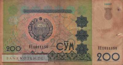 Usbekistan - 200 Sum (#080_VG)