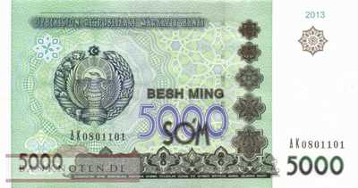 Uzbekistan - 5.000  Sum (#083_UNC)