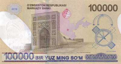 Uzbekistan - 100.000  Sum (#086_UNC)