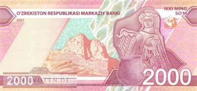 Usbekistan - 2.000  Sum (#087_UNC)