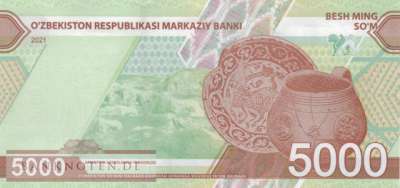 Usbekistan - 5.000  Sum (#088_UNC)