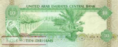 Unites Arab Emirates - 10  Dirhams (#008a_UNC)