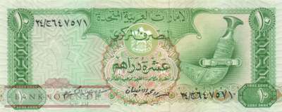 Unites Arab Emirates - 10  Dirhams (#008a_UNC)