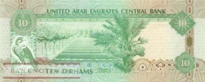 Unites Arab Emirates - 10  Dirhams (#020d_UNC)