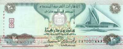 Unites Arab Emirates - 20  Dirhams (#021c_UNC)