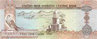 Vereinigte Arabische Emirate - 5  Dirhams (#026b_UNC)