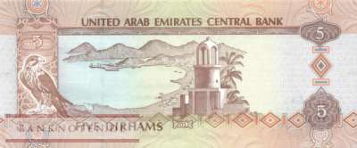 Unites Arab Emirates - 5  Dirhams (#026d_UNC)