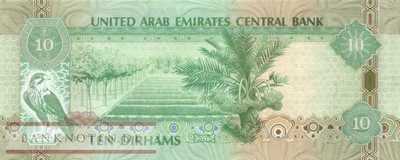 Vereinigte Arabische Emirate - 10  Dirhams (#027d_UNC)