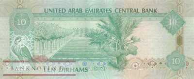 Vereinigte Arabische Emirate - 10  Dirhams (#027e_UNC)