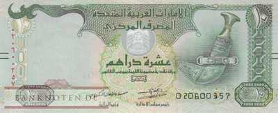 Vereinigte Arabische Emirate - 10  Dirhams (#027e_UNC)