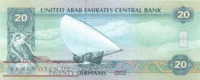 Unites Arab Emirates - 20  Dirhams - Replacement (#028bR_UNC)