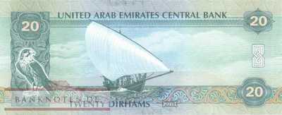 Unites Arab Emirates - 20  Dirhams (#028d_UNC)