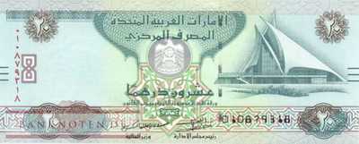 Unites Arab Emirates - 20  Dirhams (#028d_UNC)