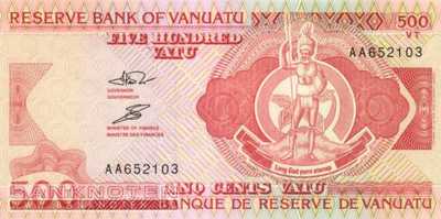 Vanuatu - 500  Vatu (#005a_UNC)