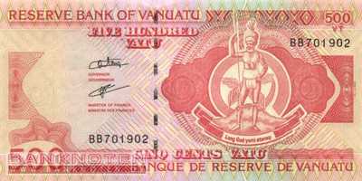 Vanuatu - 500  Vatu (#005b_UNC)