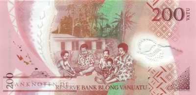 Vanuatu - 200  Vatu - Polymer (#012a_UNC)