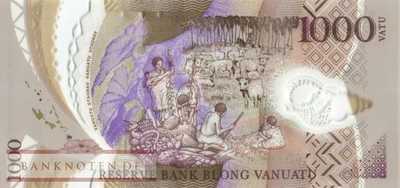 Vanuatu - 1.000  Vatu - 40 years.... (#021_UNC)