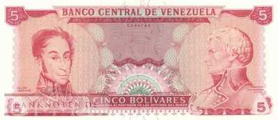 Venezuela - 5  Bolivares (#050r_UNC)