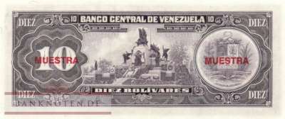 Venezuela - 10  Bolivares - SPECIMEN (#061aS_UNC)