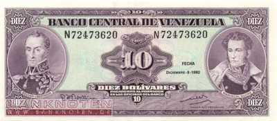 Venezuela - 10 Bolivares (#061c_UNC)