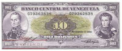 Venezuela - 10  Bolivares (#062_UNC)