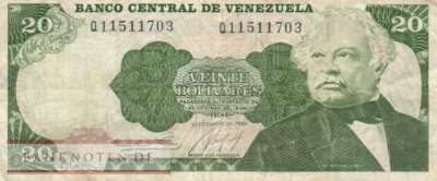 Venezuela - 20 Bolivares (#064_F)