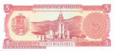 Venezuela - 5  Bolivares (#070a_UNC)