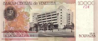 Venezuela - 10.000  Bolivares - SPECIMEN (#085bS_UNC)