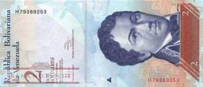 Venezuela - 2  Bolivares (#088d_UNC)