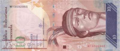 Venezuela - 10  Bolivares (#090d_UNC)