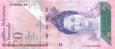 Venezuela - 20  Bolivares (#091b_UNC)