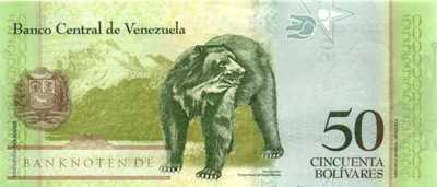 Venezuela - 50  Bolivares - Ersatzbanknote (#092kR_UNC)