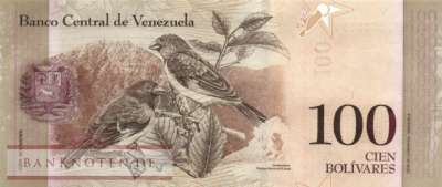 Venezuela - 100  Bolivares - SPECIMEN (#093bS_UNC)