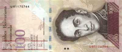 Venezuela - 100  Bolivares (#093f_UNC)