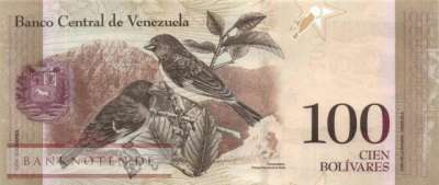 Venezuela - 100  Bolivares (#093j_UNC)
