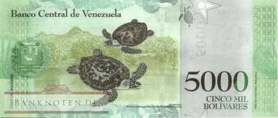 Venezuela - 5.000  Bolivares (#097c_UNC)