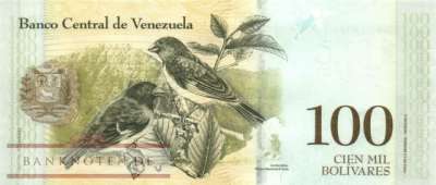Venezuela - 100.000  Bolivares (#100b5_UNC)
