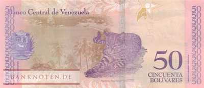 Venezuela - 50  Bolivares (#105a_UNC)