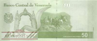Venezuela - 50  Bolivares Digitales (#118a_UNC)
