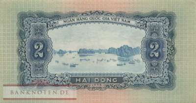 Vietnam - 2  Dong (#072a_AU)