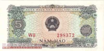 Vietnam - 5  Hao (#079a_UNC)