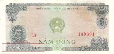 Vietnam - 5  Dong (#081a_XF)