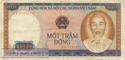Vietnam - 100  Dong (#088a_F)