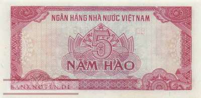 Vietnam - 5  Hao (#089a_UNC)