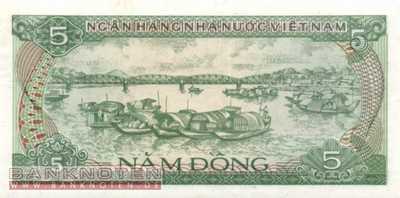Vietnam - 5  Dong (#092a_UNC)