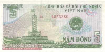 Vietnam - 5  Dong (#092a_UNC)