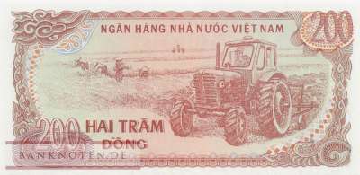 Vietnam - 200  Dong (#100c-1_UNC)