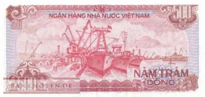 Vietnam - 500  Dong (#101a-1_UNC)