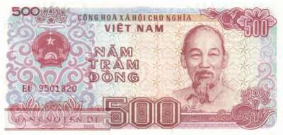 Vietnam - 500  Dong (#101a-1_UNC)