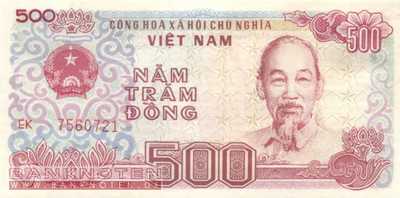 Vietnam - 500 Dong (#101b_UNC)